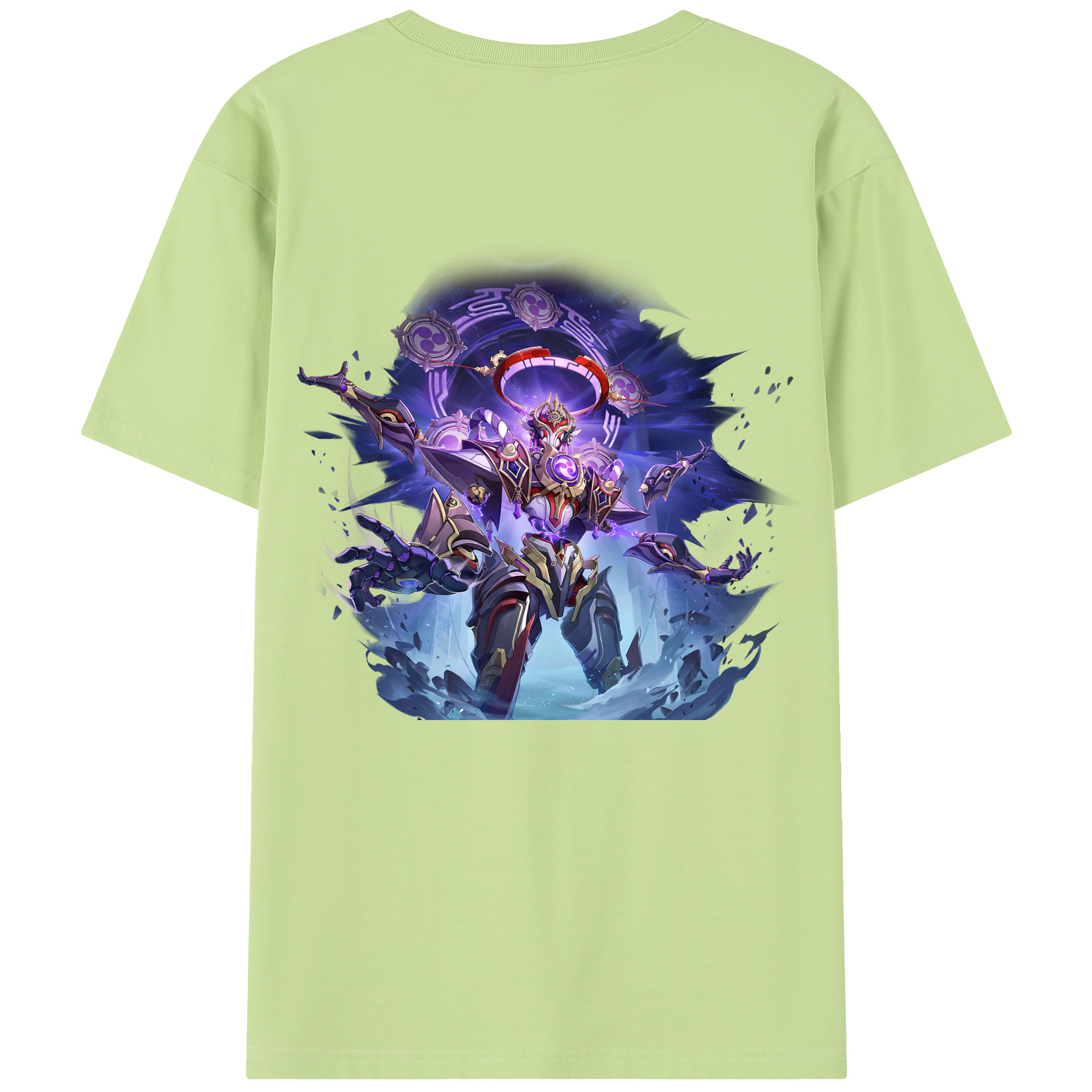 げんし神 さんペい genshin Sanpei 綿100％半袖Tシャツ（背面プリント）